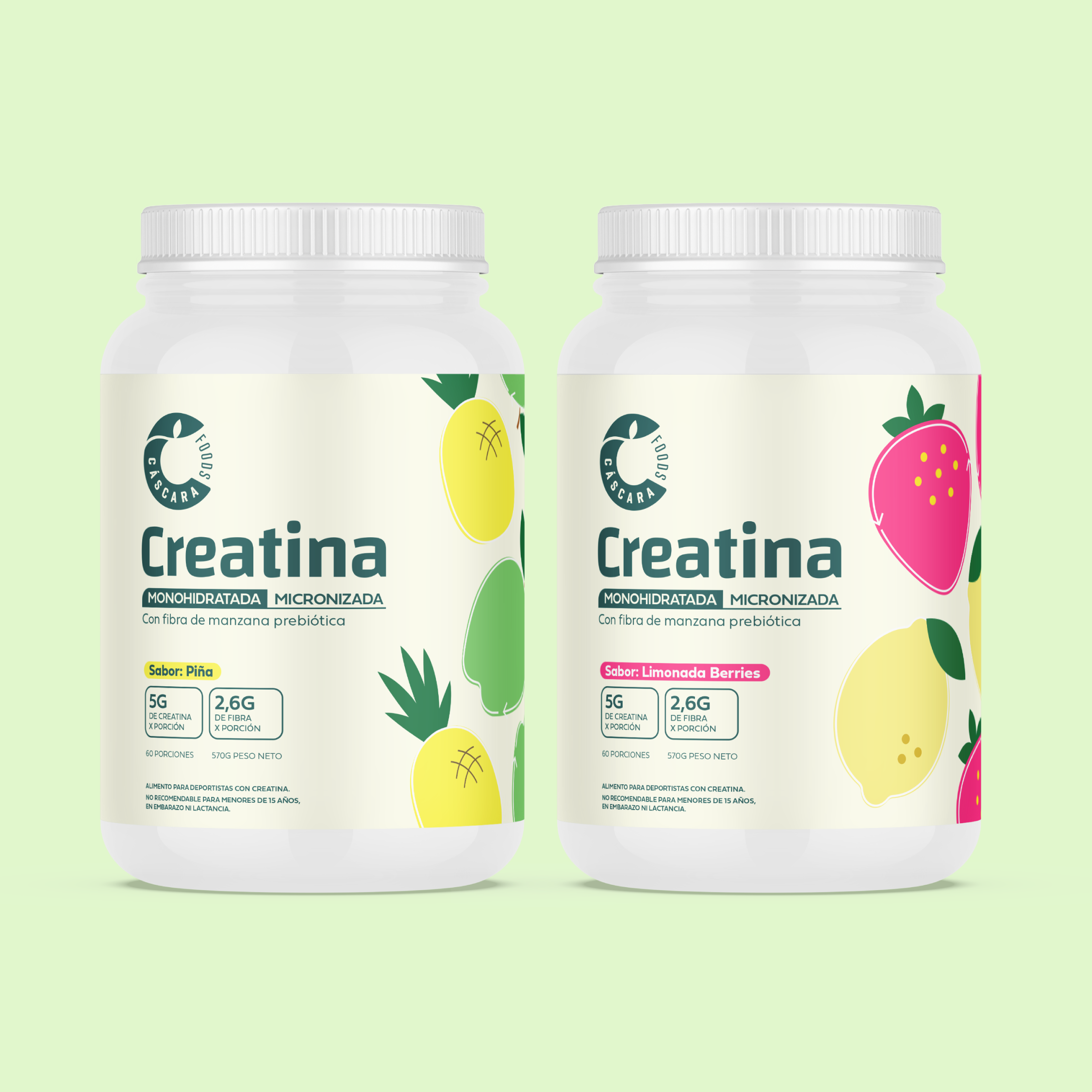 Pack 2x Creatina Monohidratada