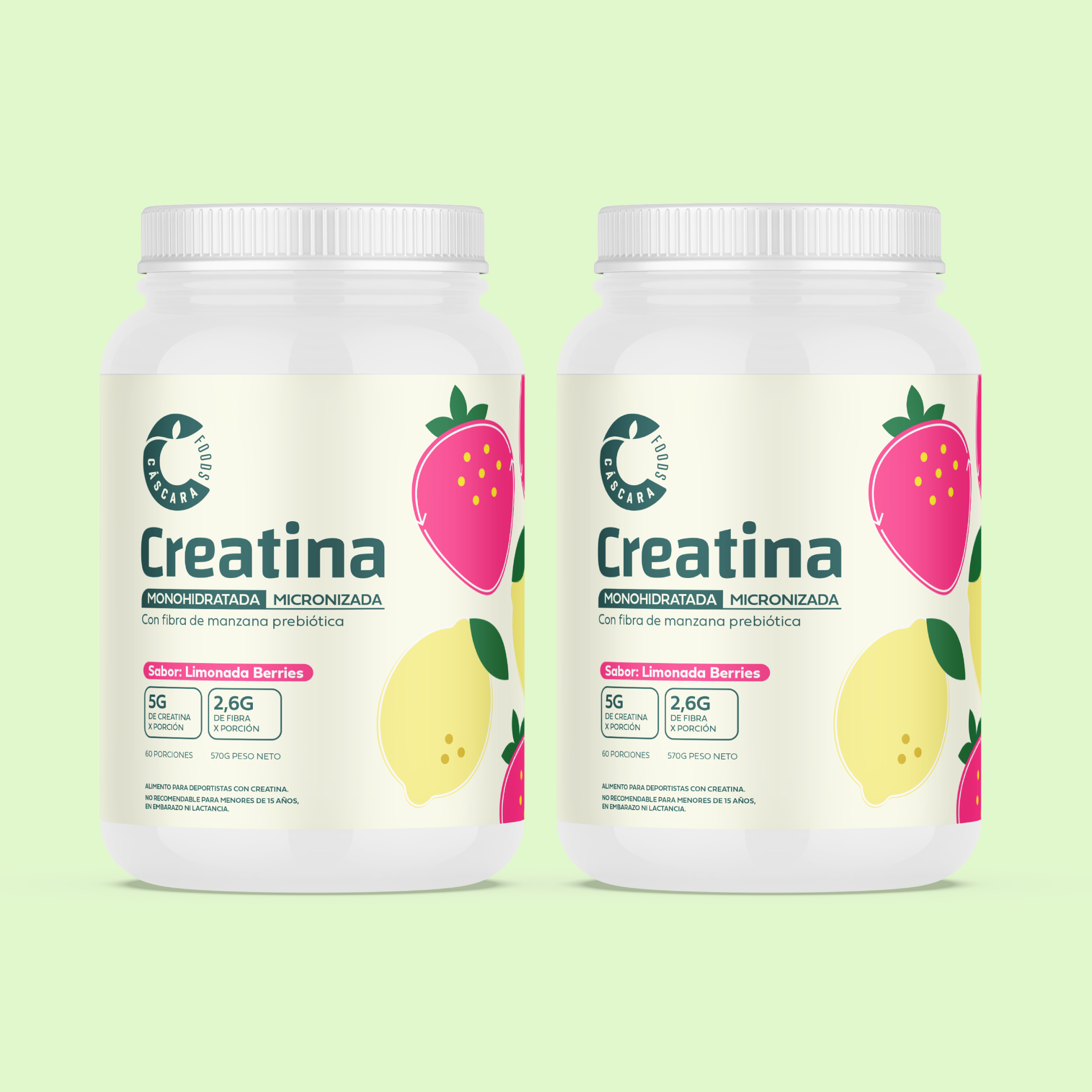 Pack 2x Creatina Monohidratada