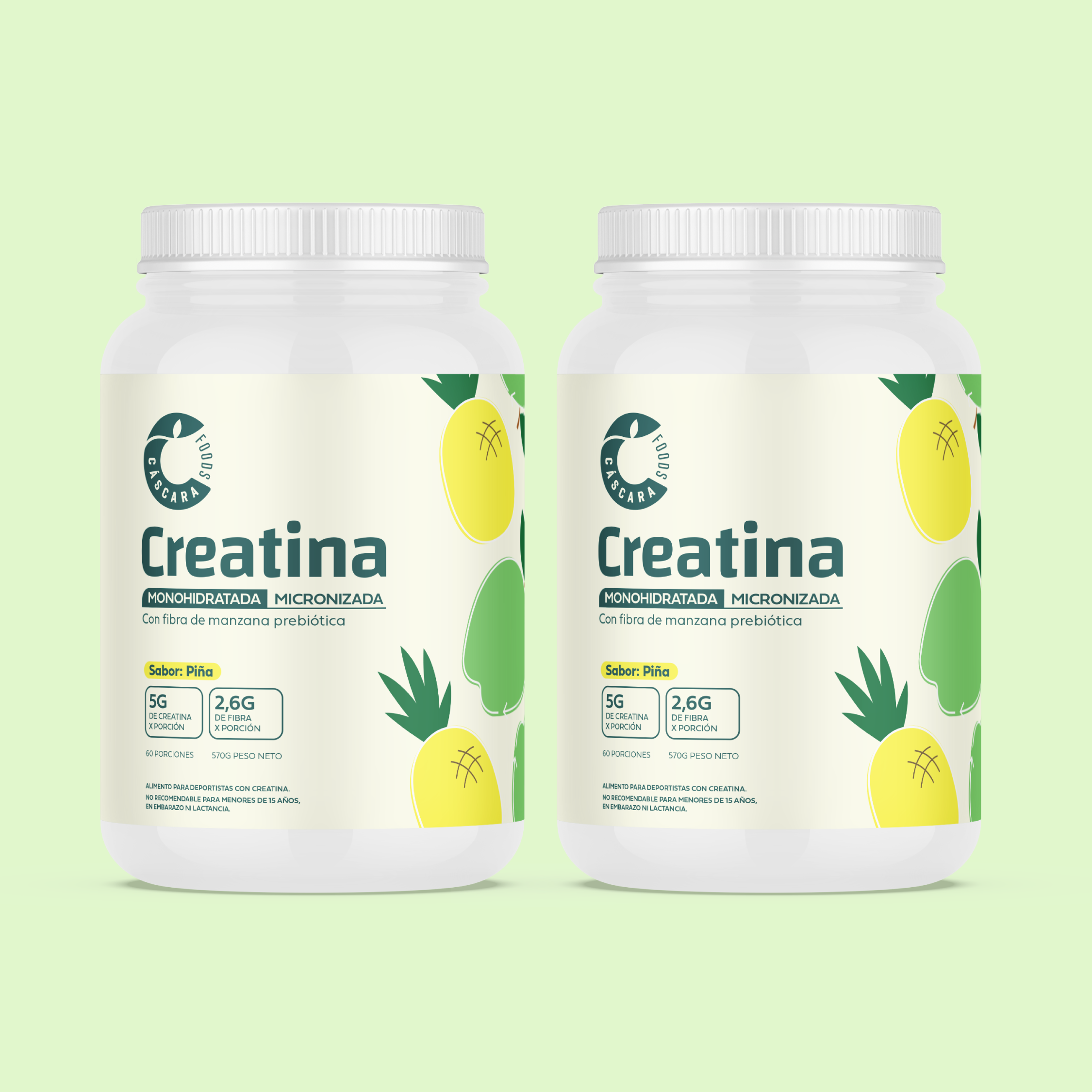 Pack 2x Creatina Monohidratada