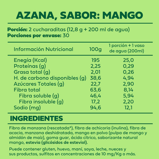 Pack x2 Azana - Fibra de Manzana