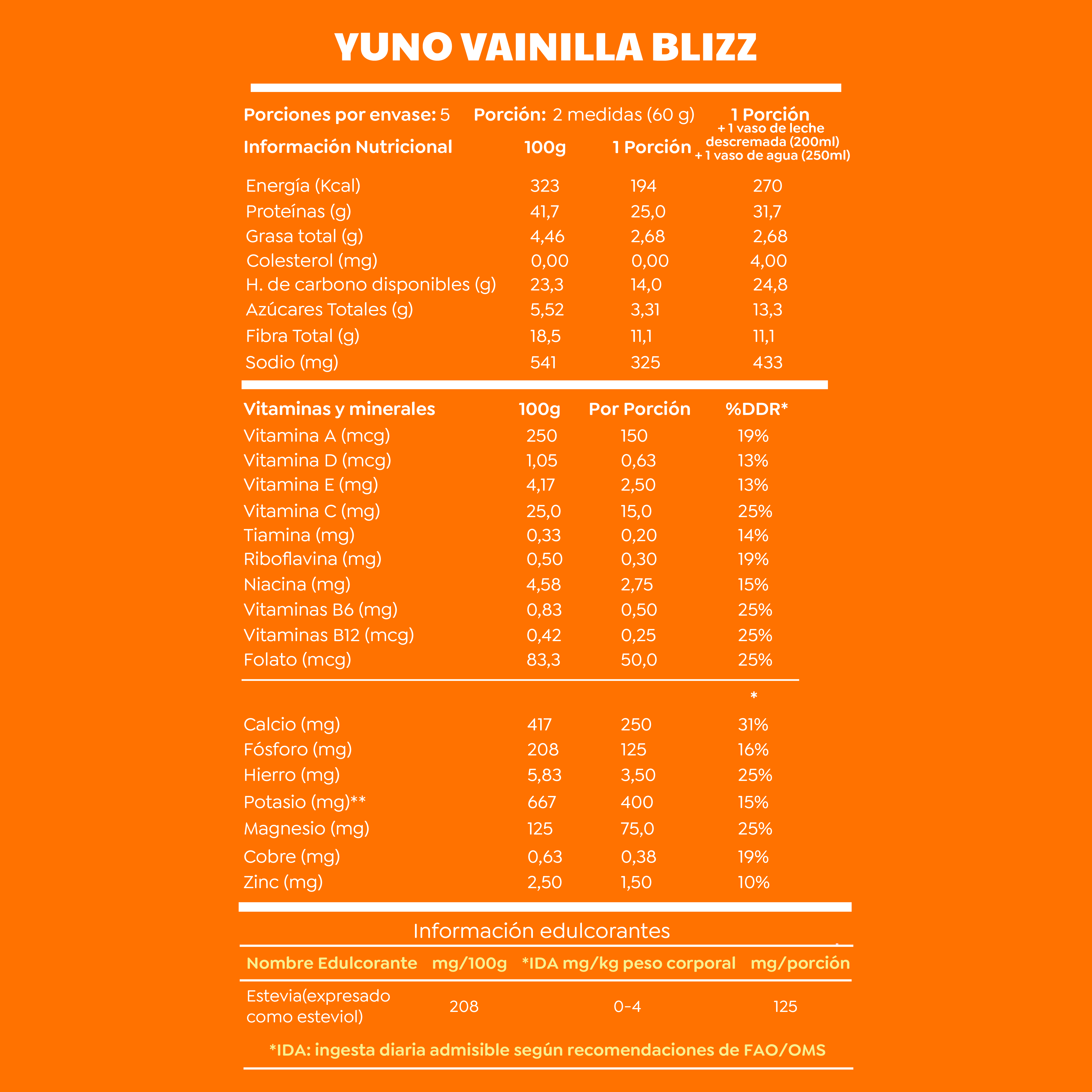 Yuno Morning Shake - 15 días