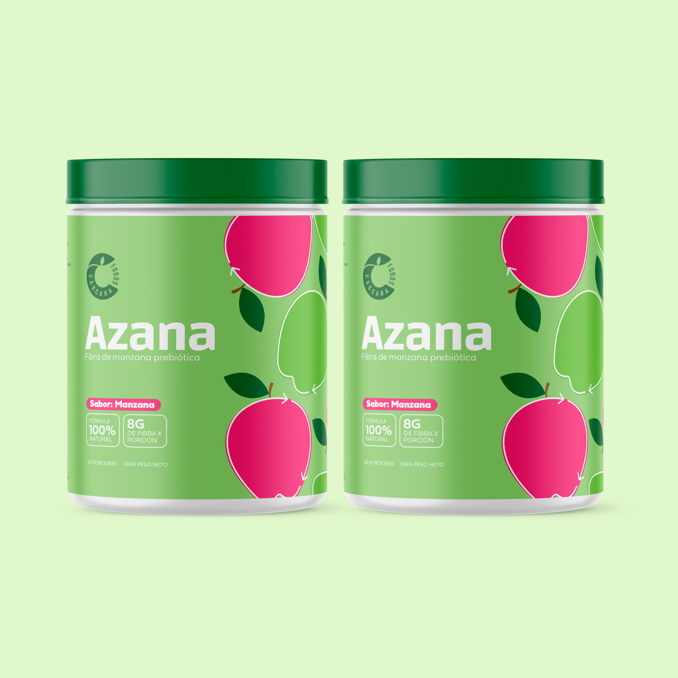 Pack x2 Azana - Fibra de Manzana