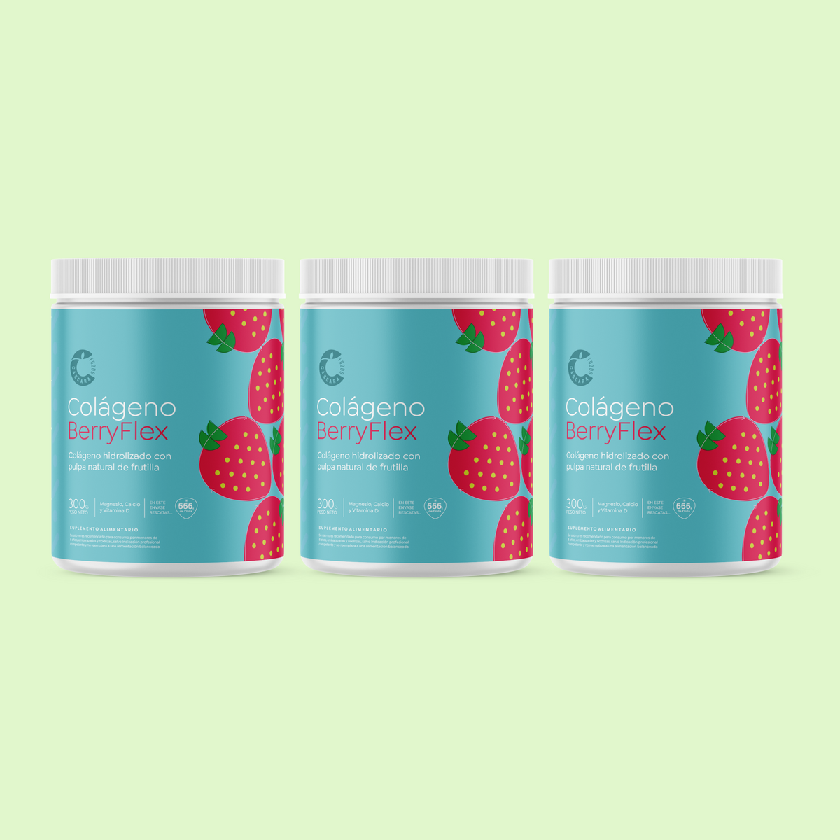 Colágeno BerryFlex 60 días