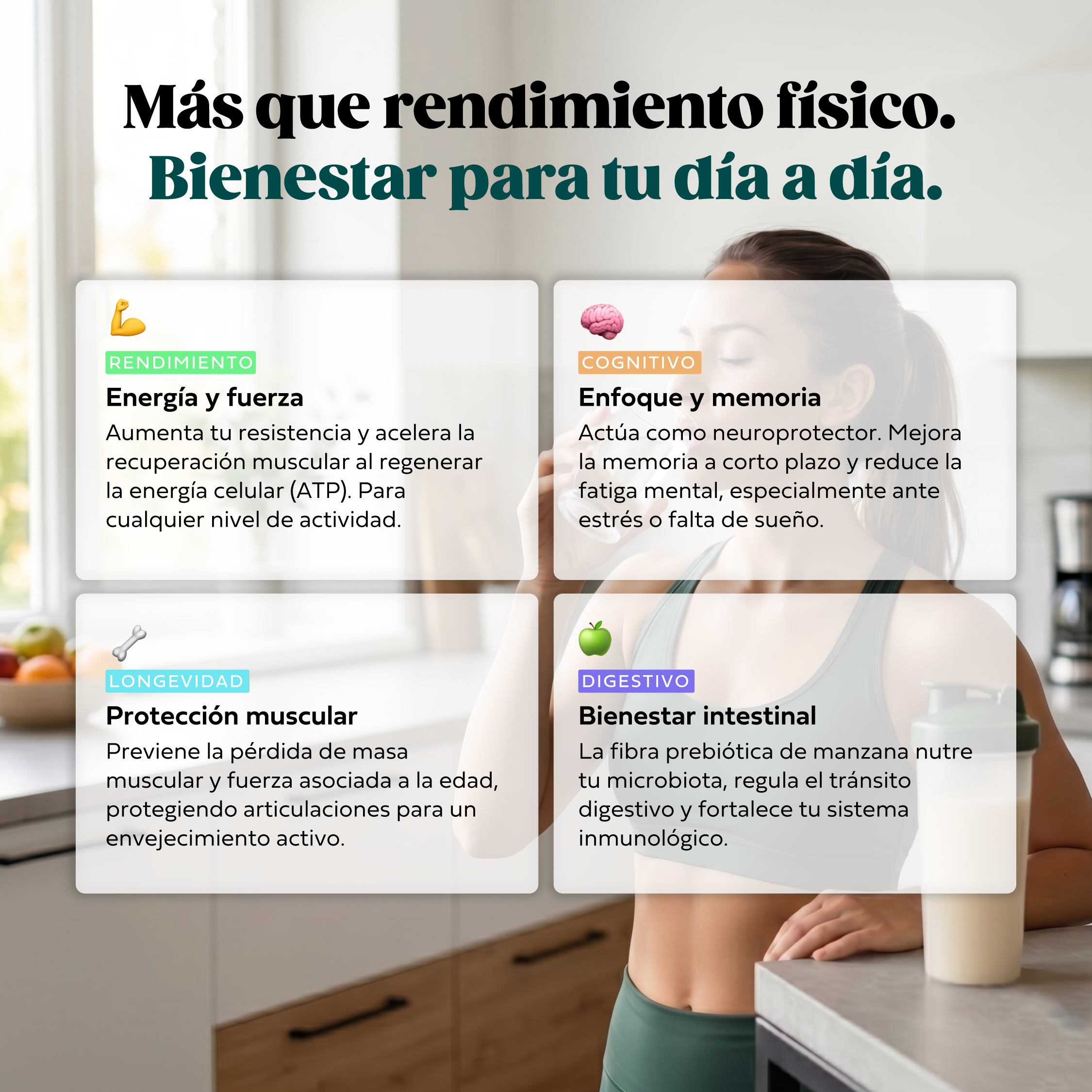 Pack x4 Creatina Monohidratada