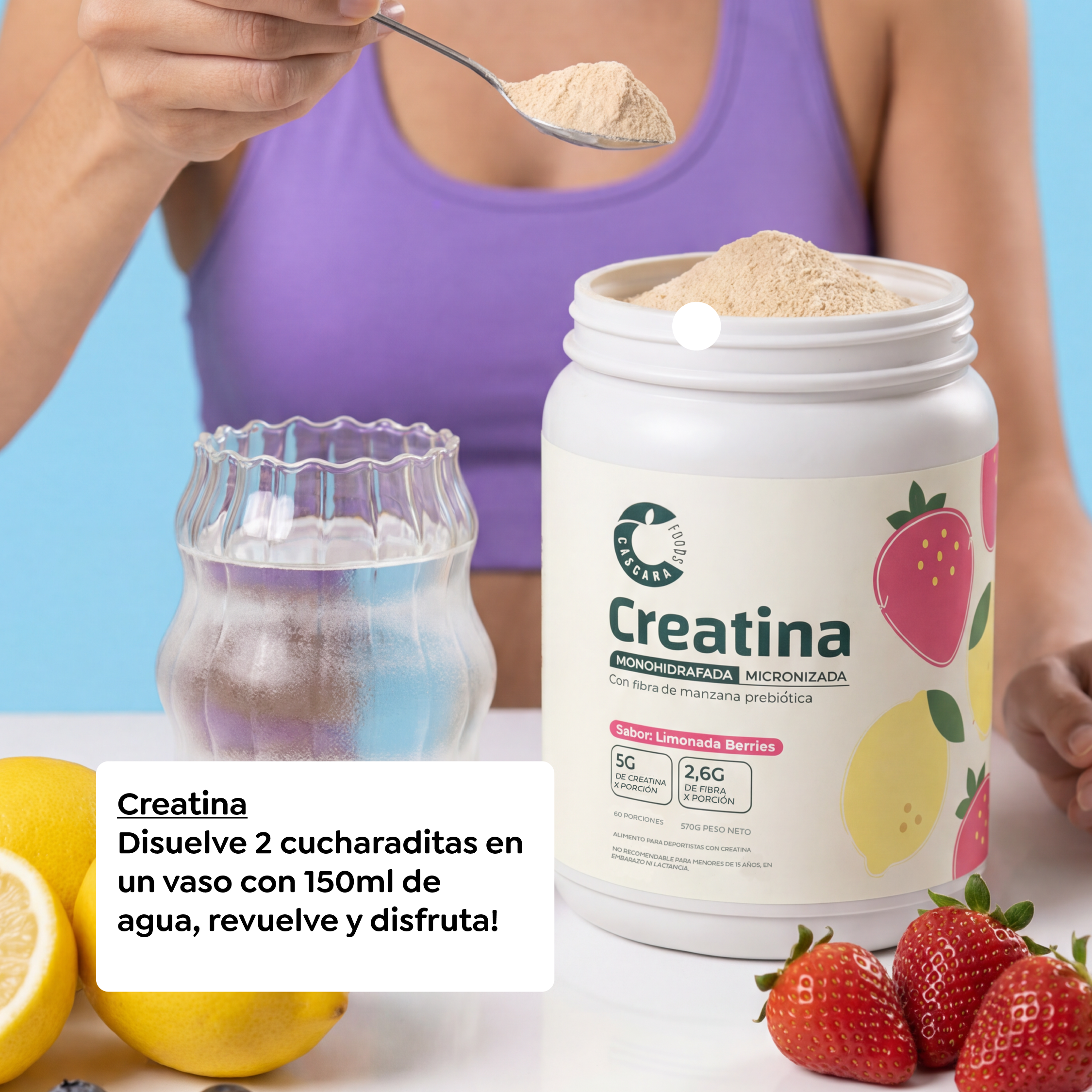 Pack x4 Creatina Monohidratada