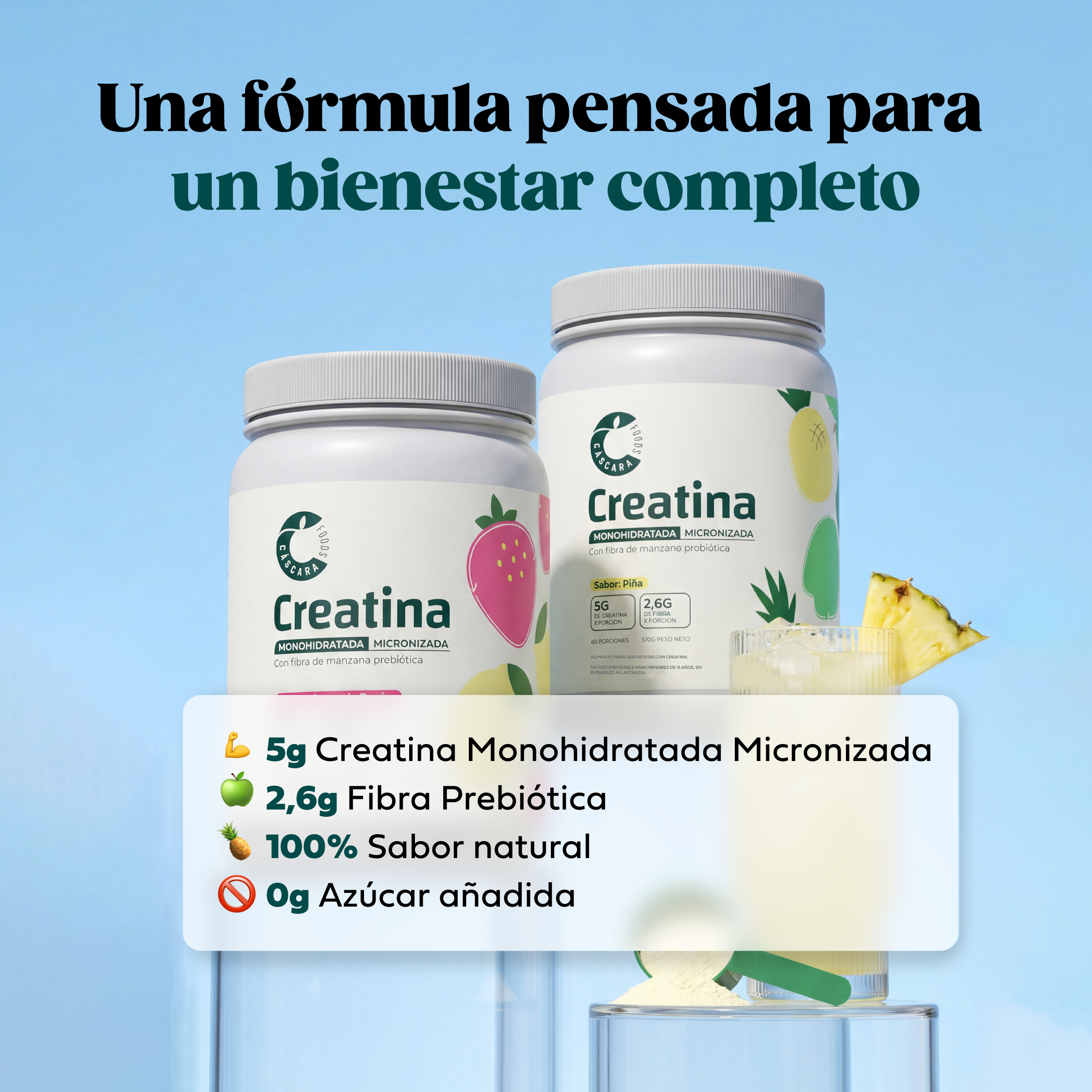 Pack x4 Creatina Monohidratada