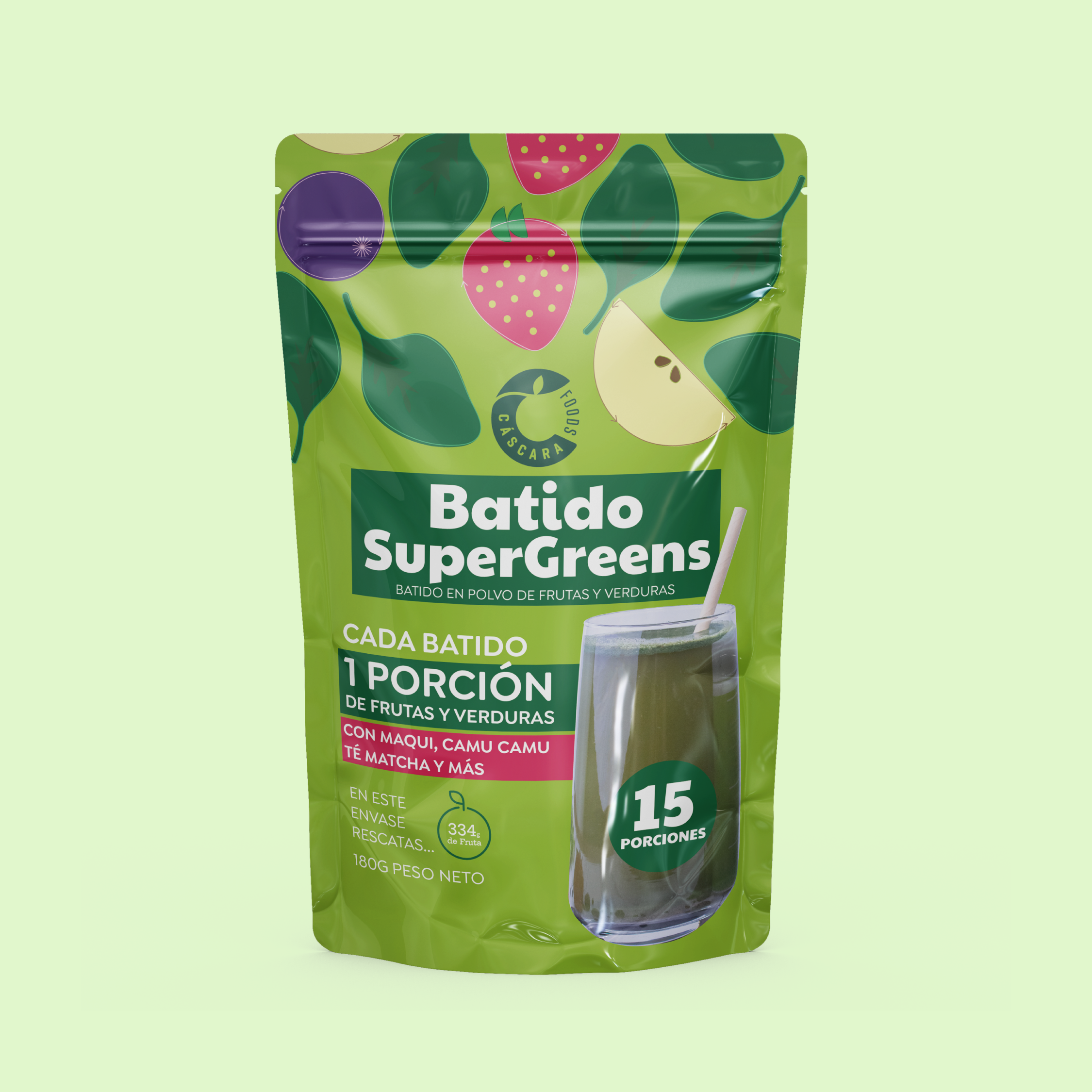 Batido SuperGreens 15 días Doypack
