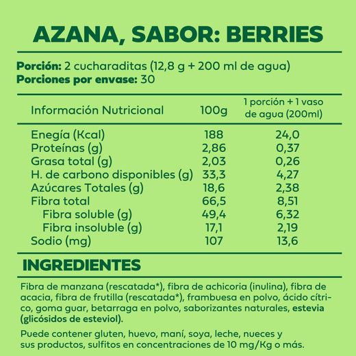 Pack x2 Azana - Fibra de Manzana