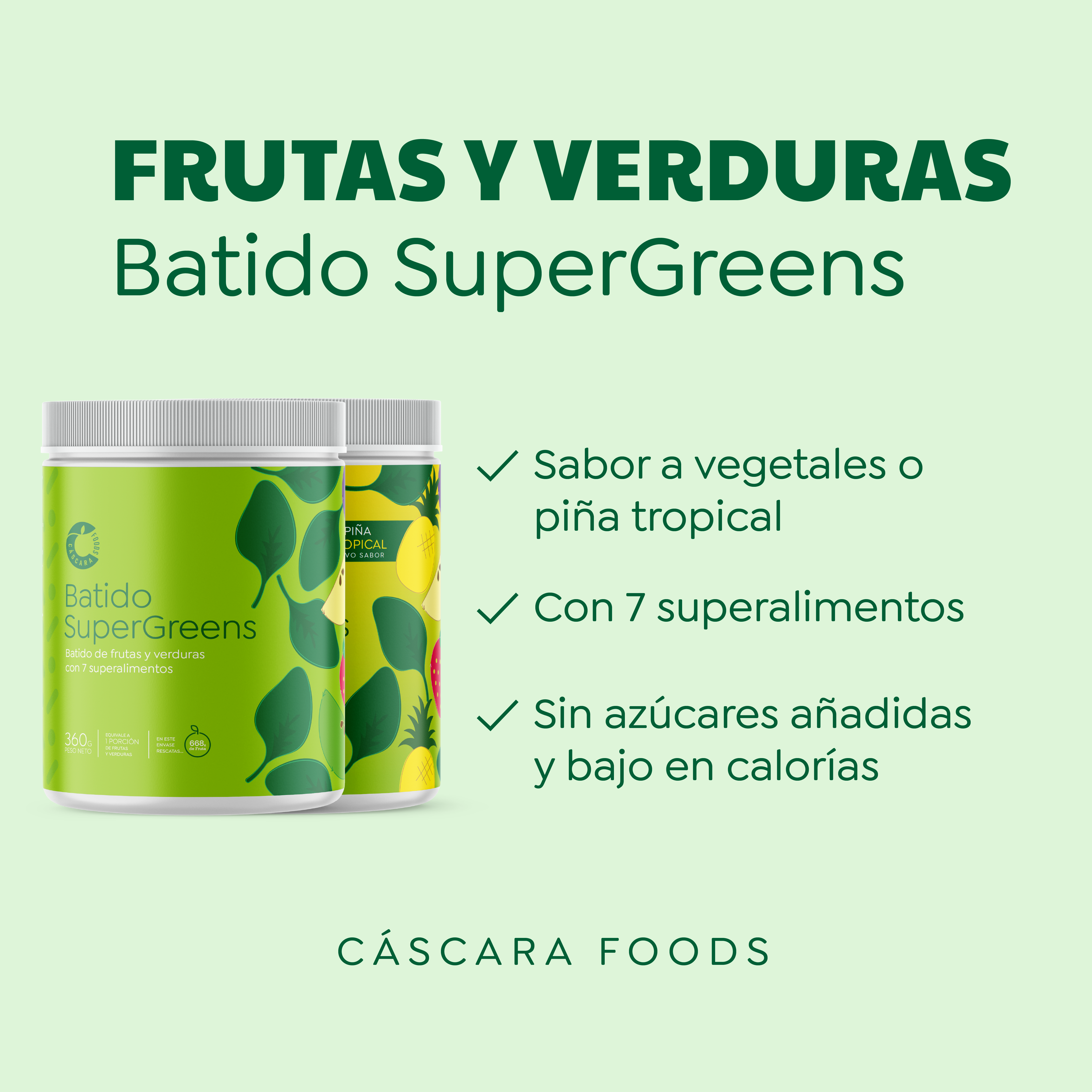 Batido SuperGreens 30 días