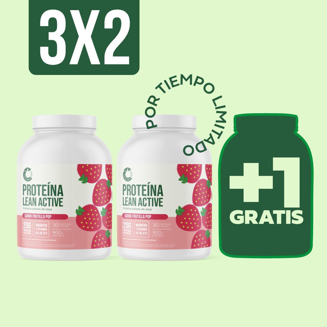 Proteína Vegetal Lean Active 60 días + Una prote GRATIS