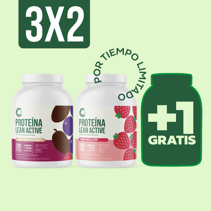 Proteína Vegetal Lean Active 60 días + Una prote GRATIS