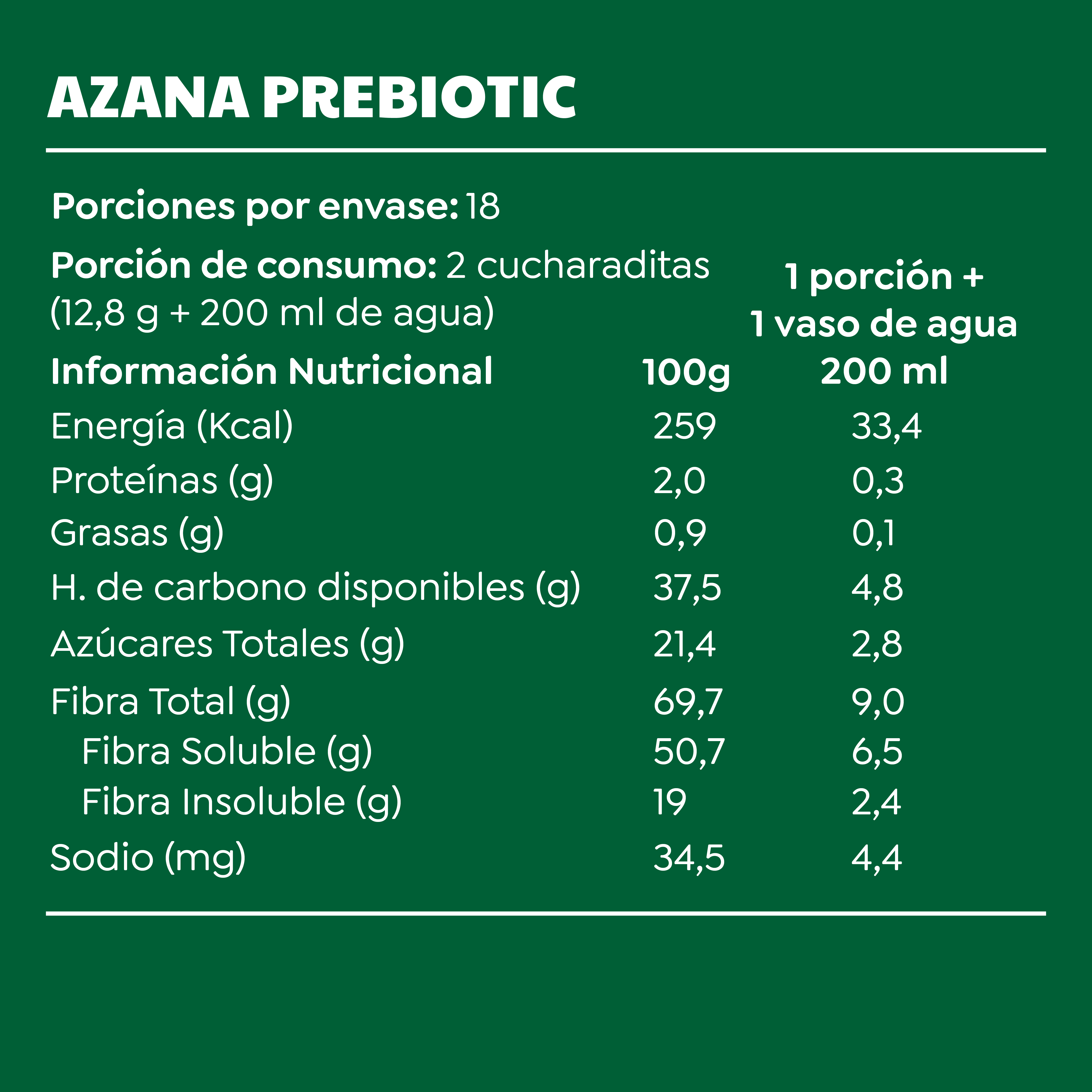 Pack Dani: 1 Azana Prebiotic + 1 Colágeno Antiox + 4 sachets de Supergreens Original