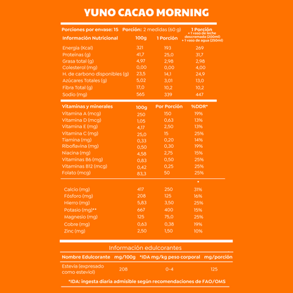 Yuno Morning Shake - 15 días