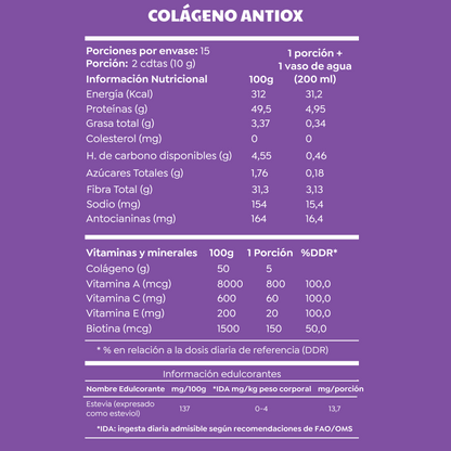 Colágeno Antiox - 15 días