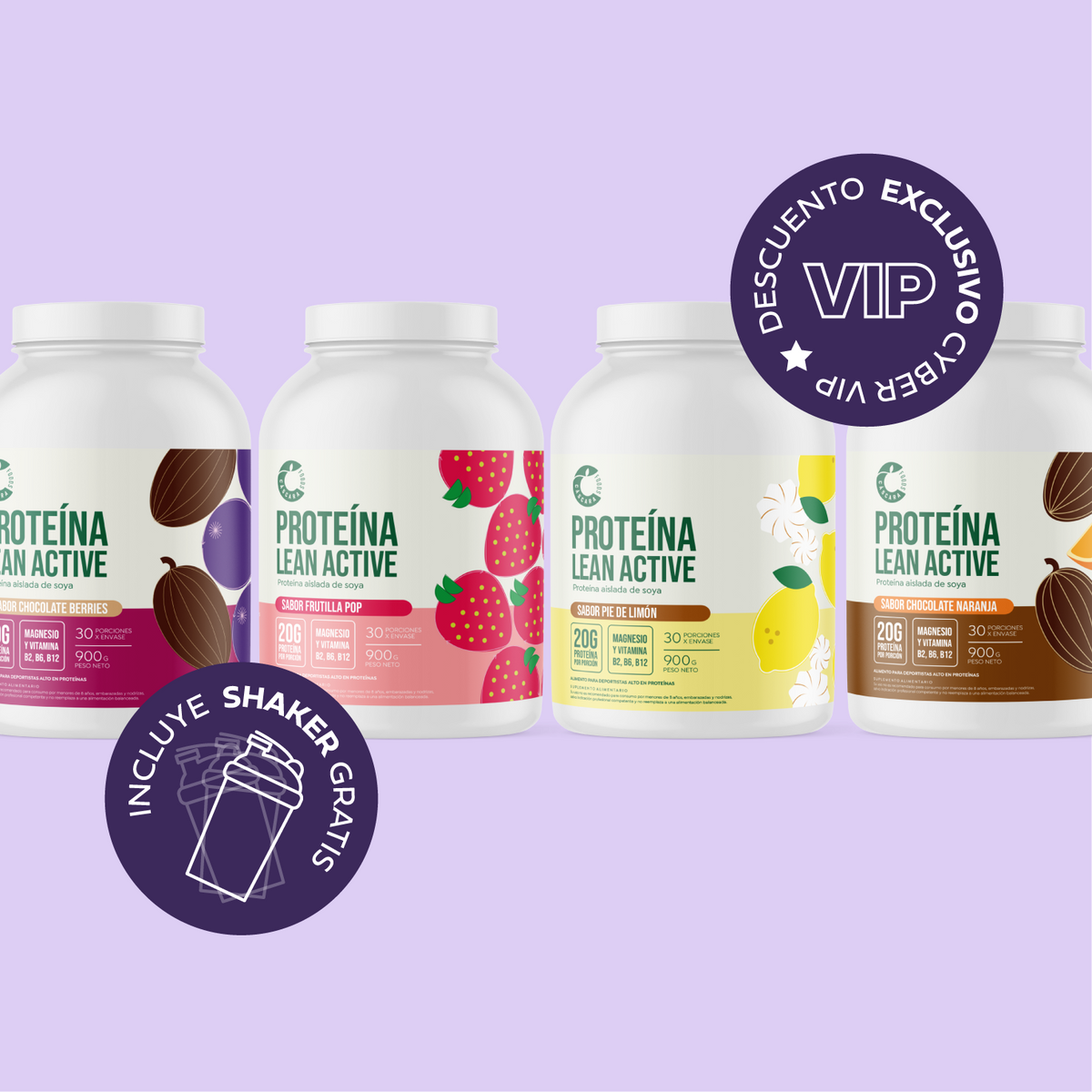 Proteína Vegetal Lean Active 120 días