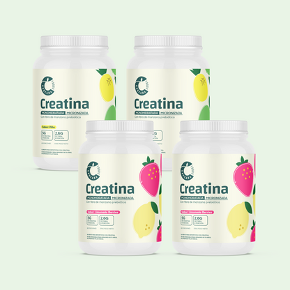 Pack x4 Creatina Monohidratada